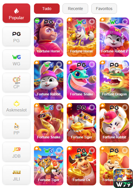 Experiência de Jogos w79.com